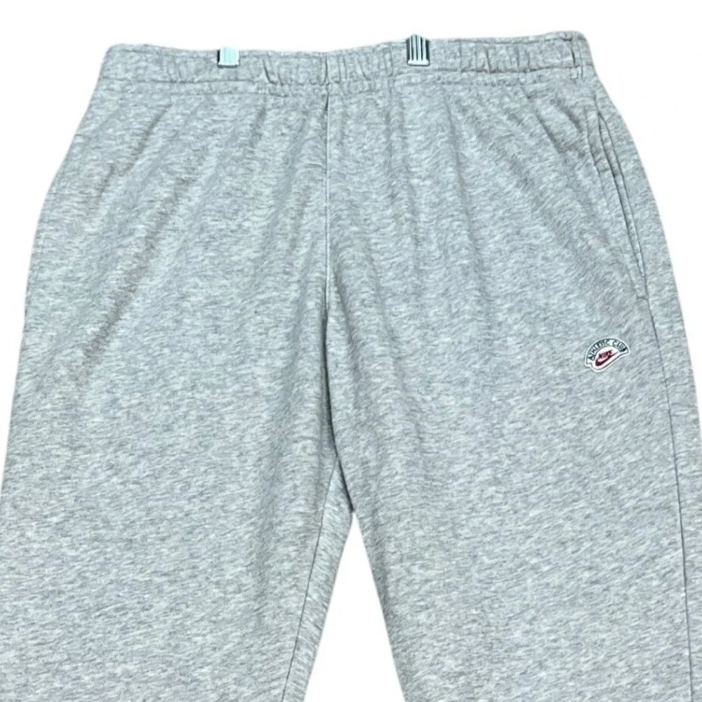 Nike Joggers‎ Mens Small Gray Stretch Waistband Athletic Club Fleece Sweatpants
